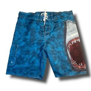 The Mountain L Great White Shark Board Swim Summer  Surf 2012 Vincent Hie Shorts